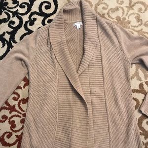 Long Cardigan Tan Size medium
